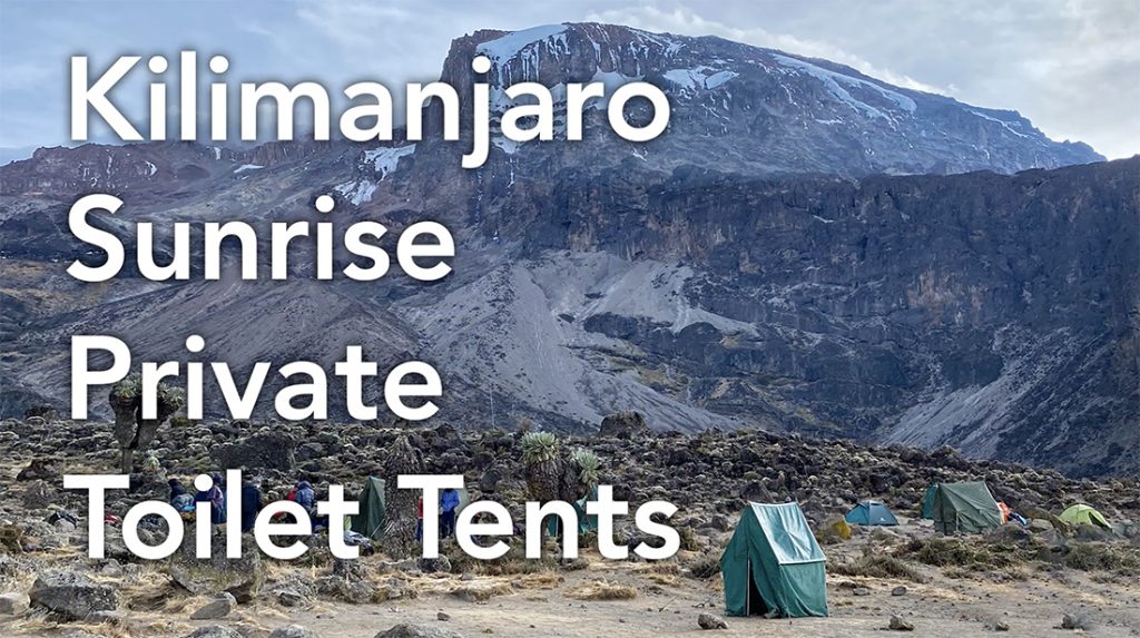 Kilimanjaro Sunrise Private Toilet Tents